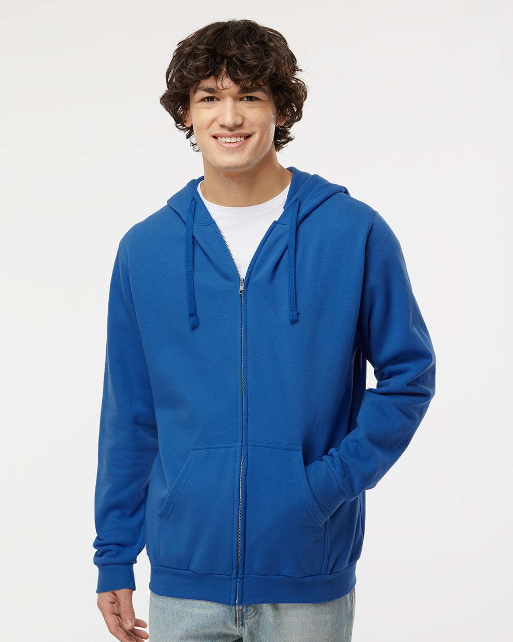 M&O - Sweat à capuche zippé unisexe en polaire - 3331 - IMPRIMÉ