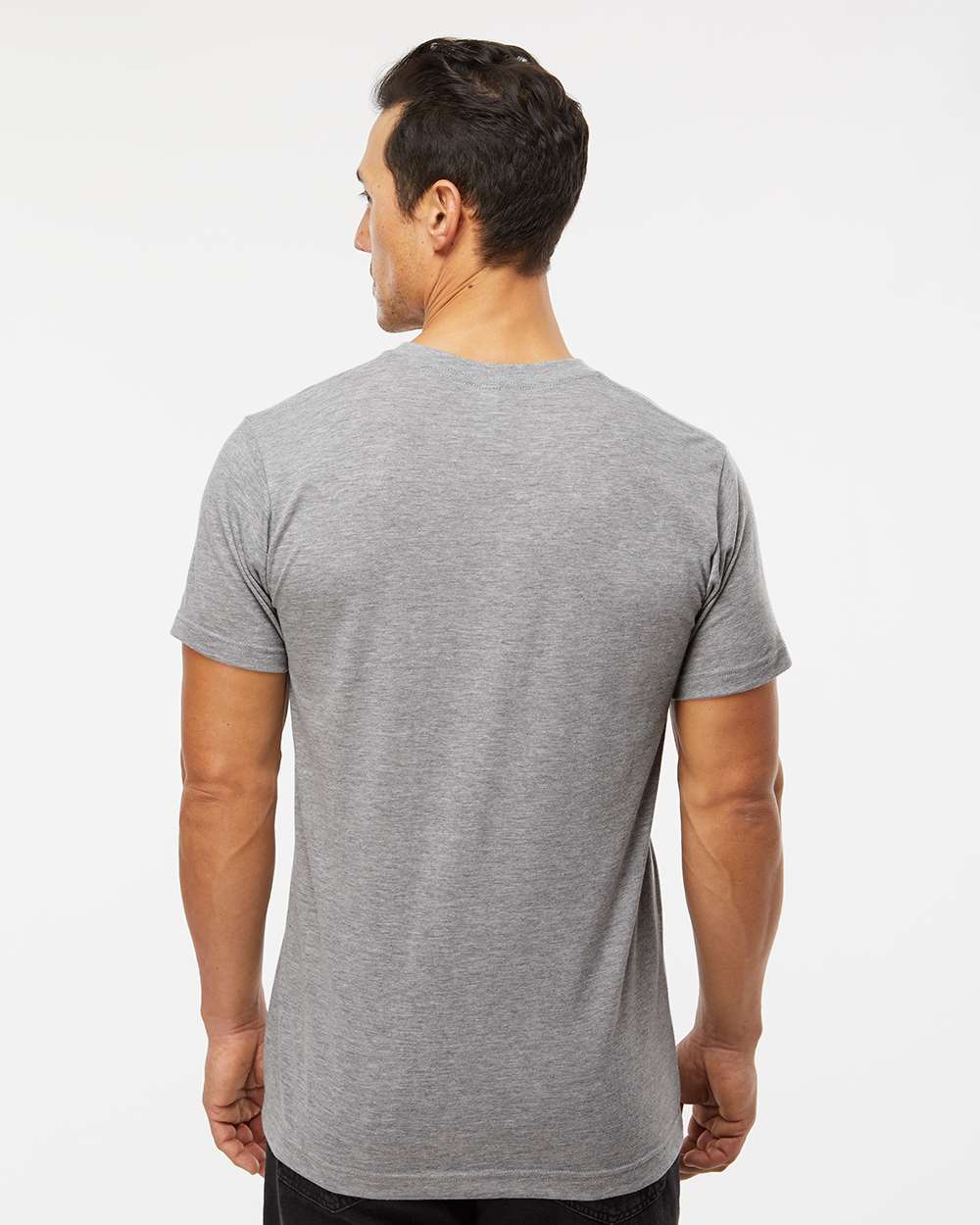 M&O - Deluxe Blend V-Neck T-Shirt - 3543 - PRINTED