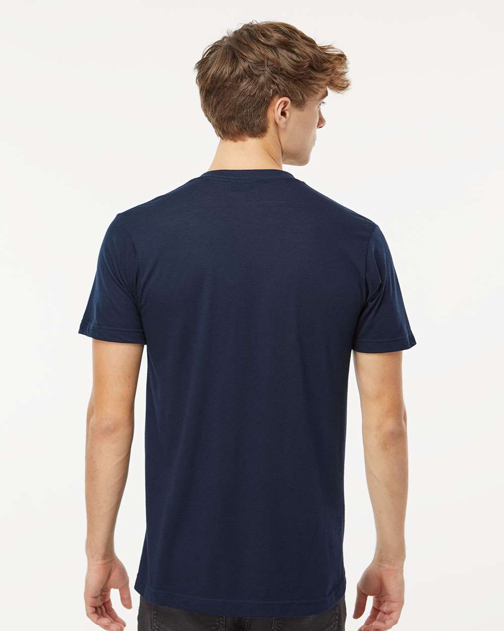 M&O - Deluxe Blend V-Neck T-Shirt - 3543 - PRINTED