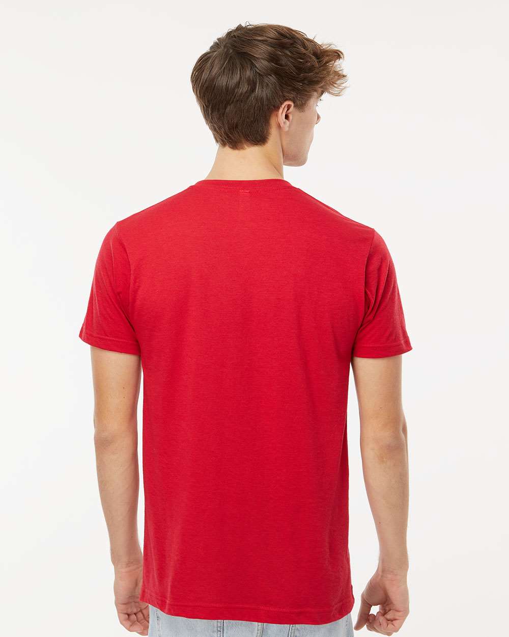M&O - Deluxe Blend V-Neck T-Shirt - 3543 - PRINTED