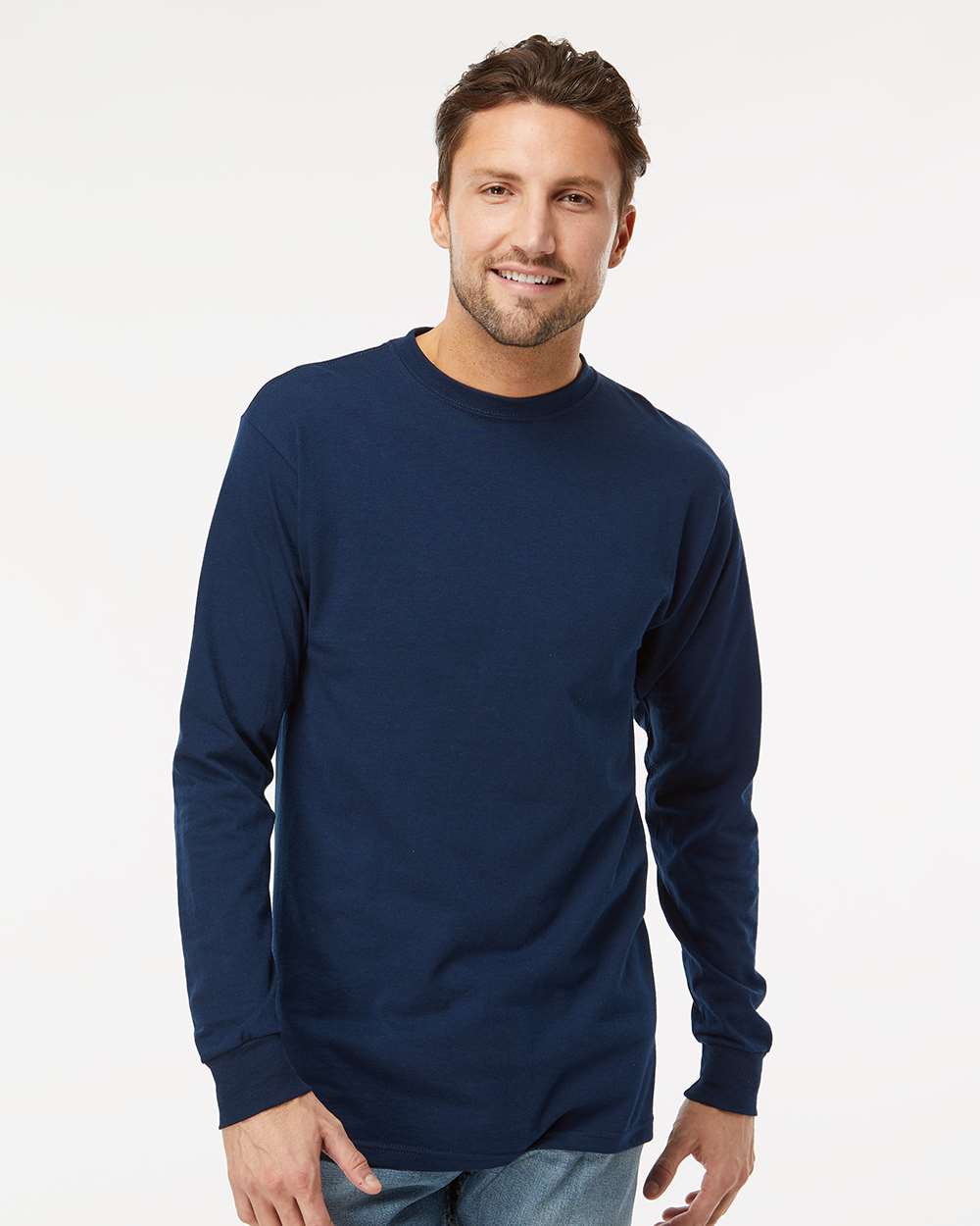 M&O - Gold Soft Touch Long Sleeve T-Shirt - 4820 - PRINTED
