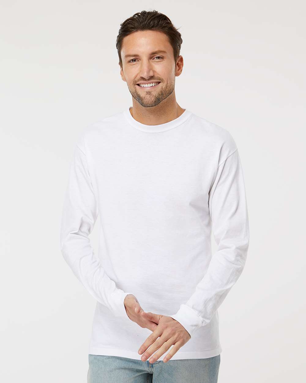 M&O - Gold Soft Touch Long Sleeve T-Shirt - 4820 - PRINTED