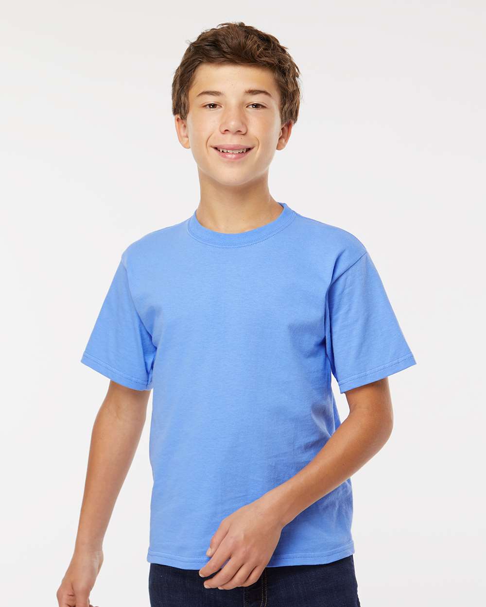 M&O - Youth Gold Soft Touch T-Shirt - 4850 - PRINTED