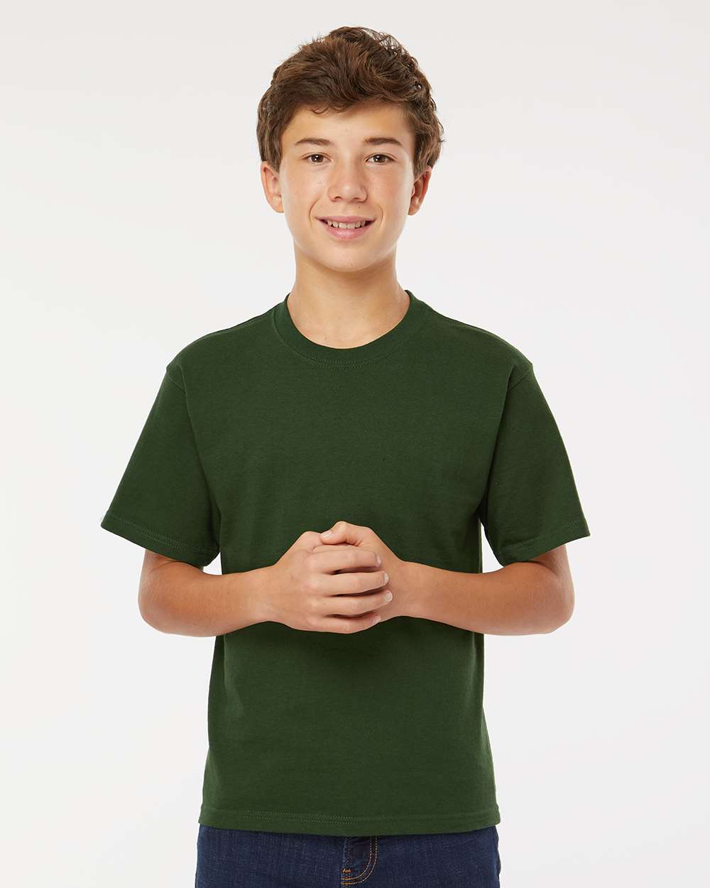 M&O - Youth Gold Soft Touch T-Shirt - 4850 - PRINTED
