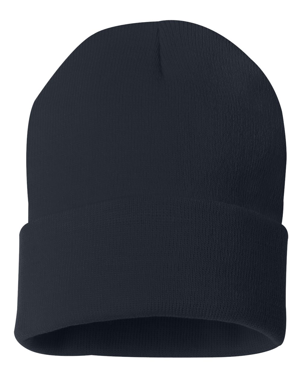 Sportsman - 12" Solid Cuffed Beanie - SP12 - EMBROIDERY