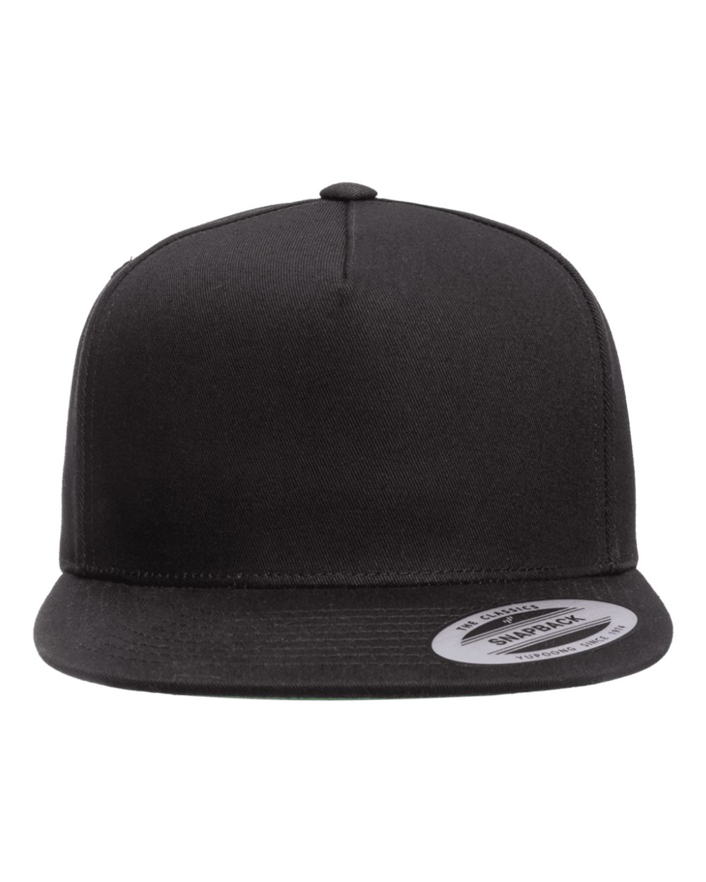 YP Classics - Five-Panel Cotton Twill Snapback Cap - 6007 - EMBROIDERED