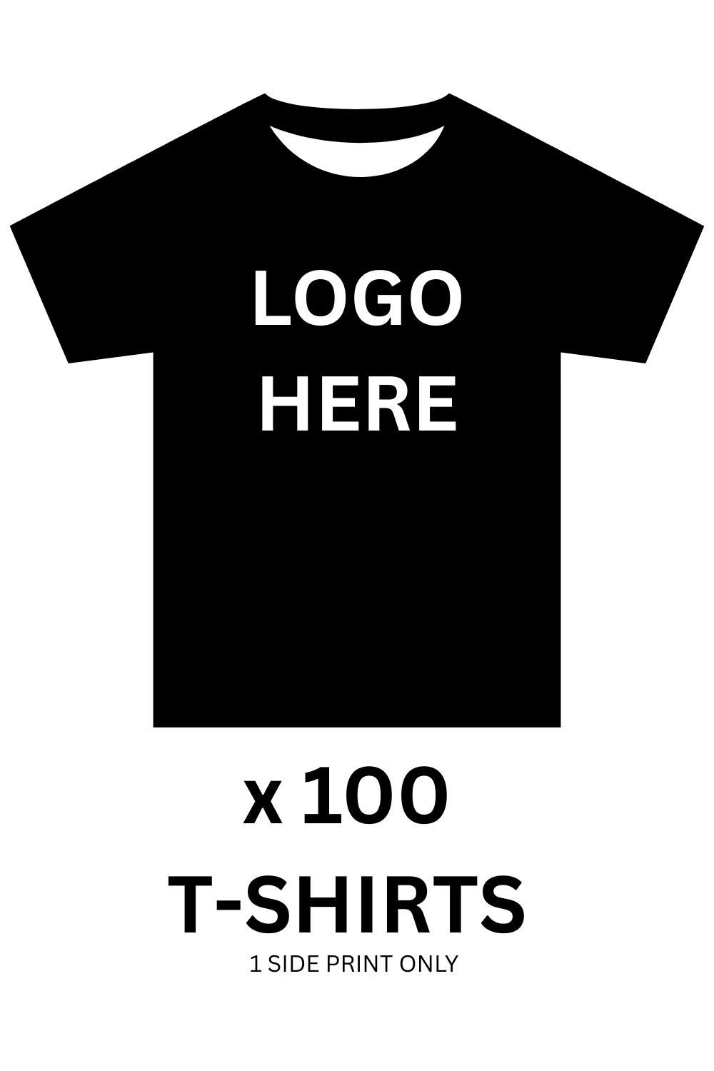 100 PRINTED T-SHIRT COMBO