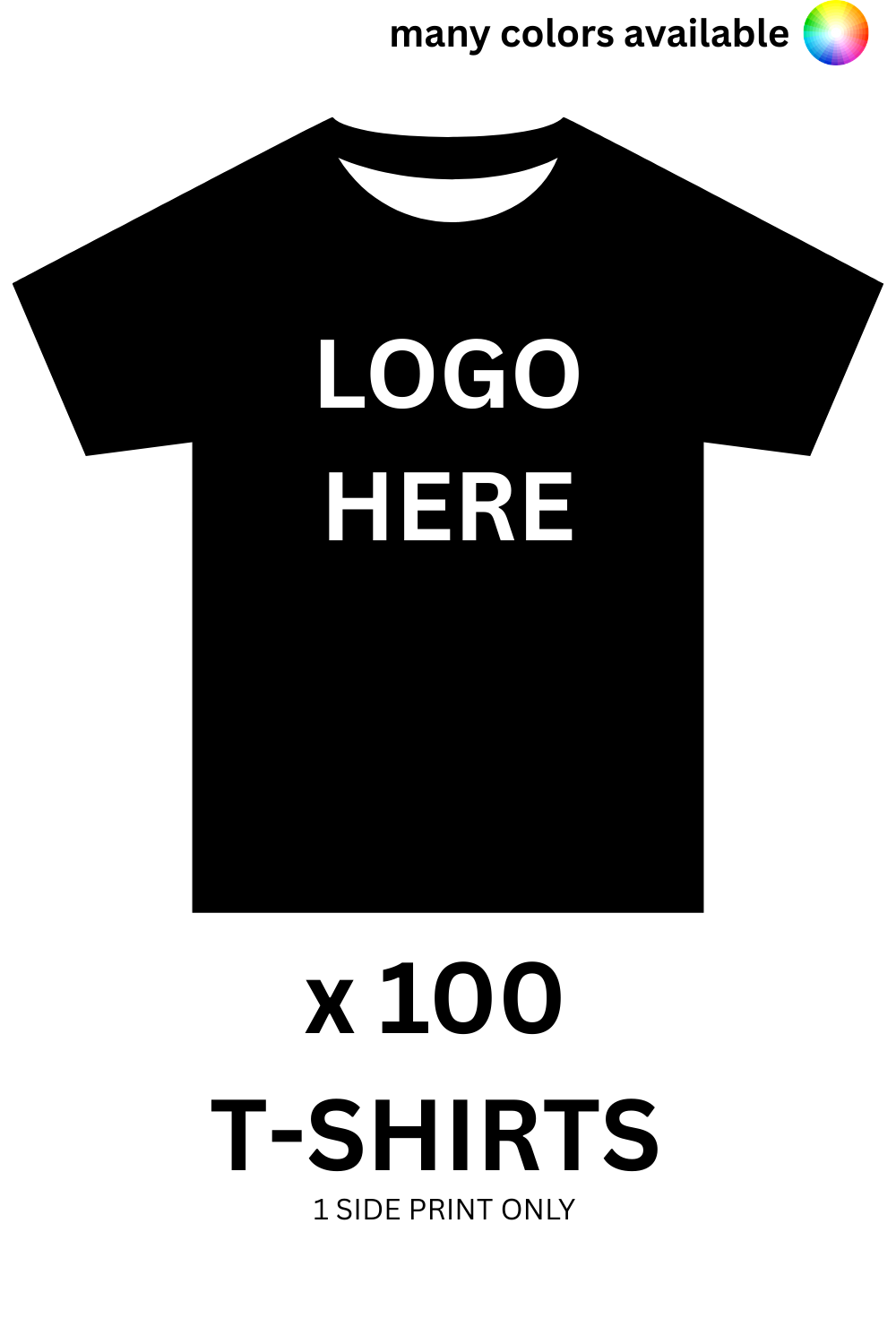 800$ Full Event Combo 100 Custom T-SHIRTS Printing Deal | Fast Shipping Canada