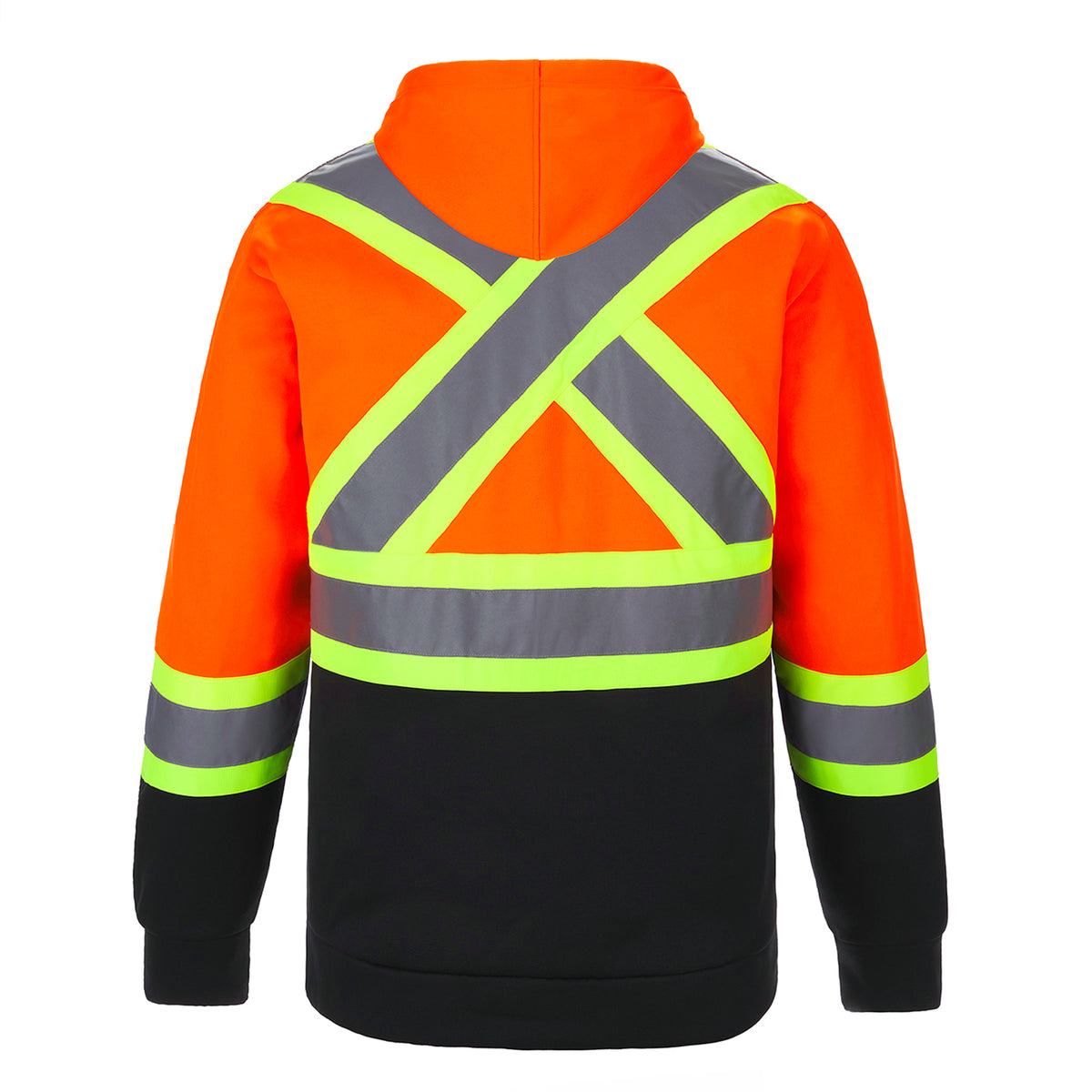 L01375 - Long Haul - Adult Hi-Vis Pullover Hooded Sweatshirt
