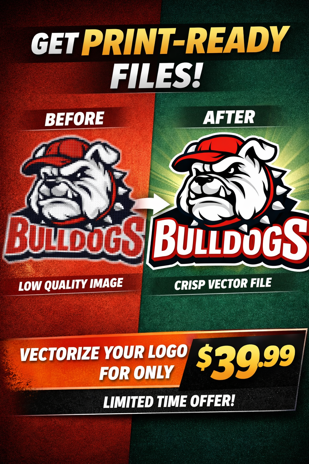 Professional Logo Vectorizing & Print-Ready Files