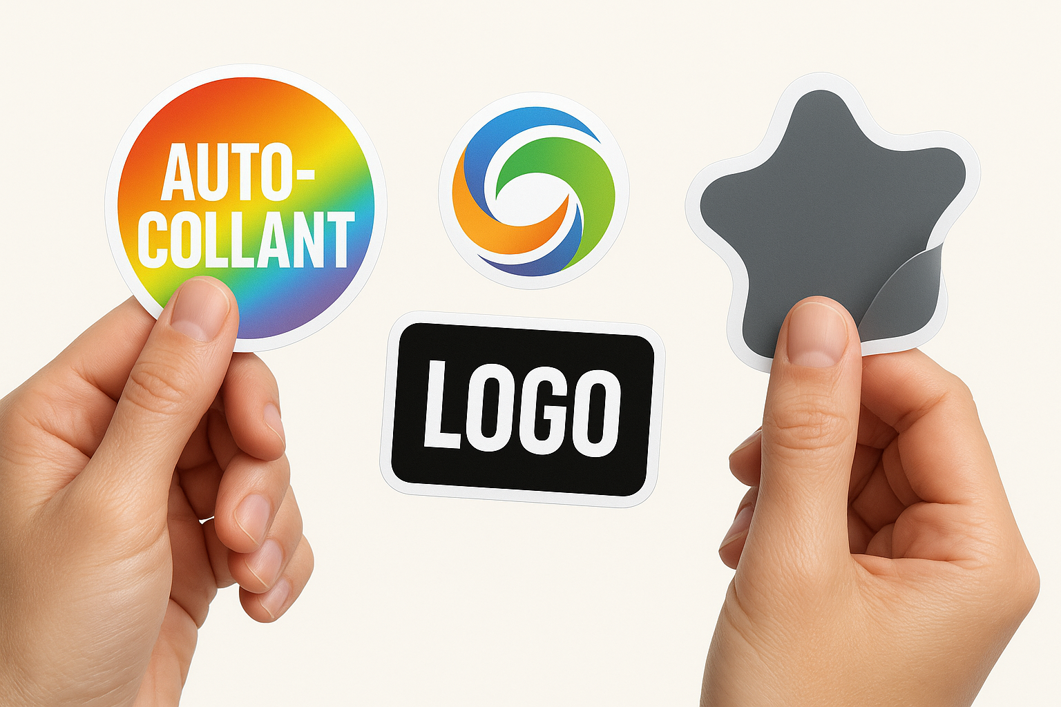 100 Custom Stickers — Premium Glossy Vinyl