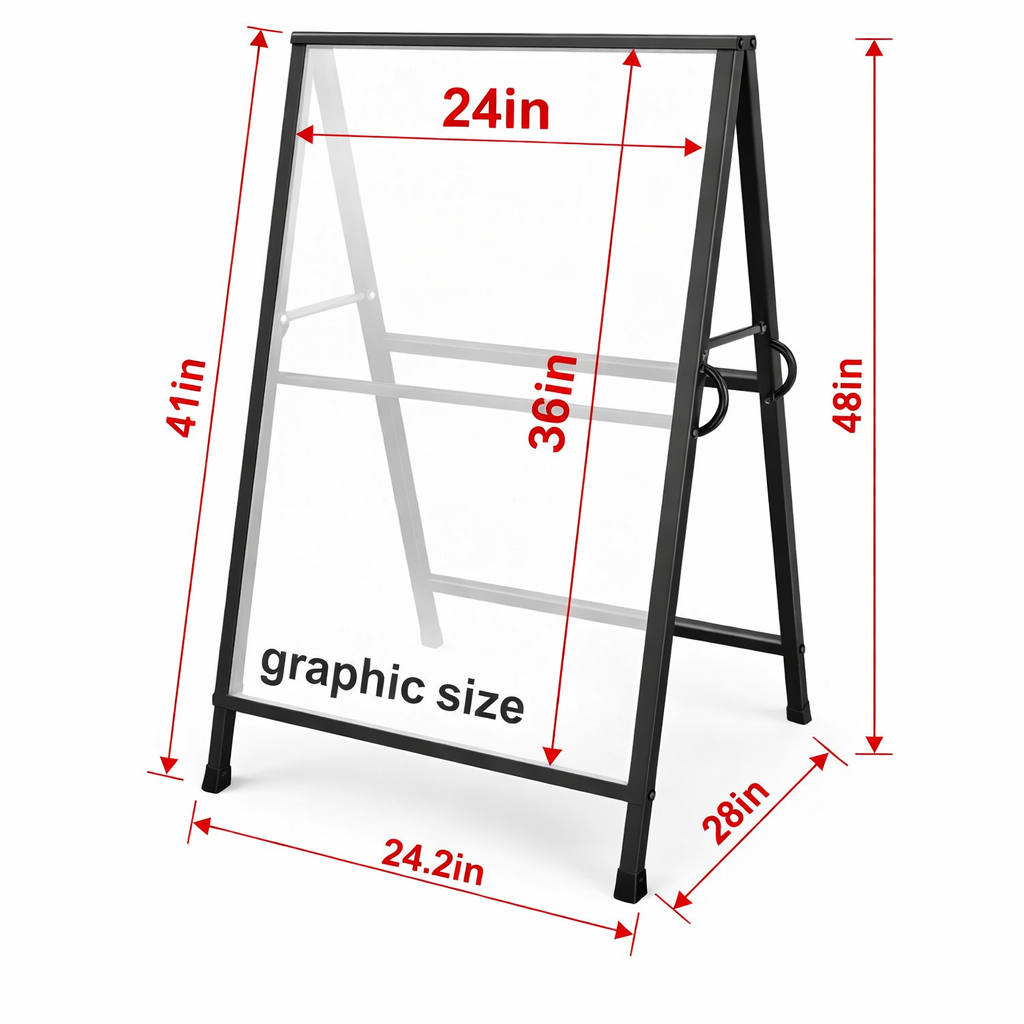 Floor Signs & Sidewalk Frames - A frames for your Business starting at 199$ - Shipping everywhere in Canada