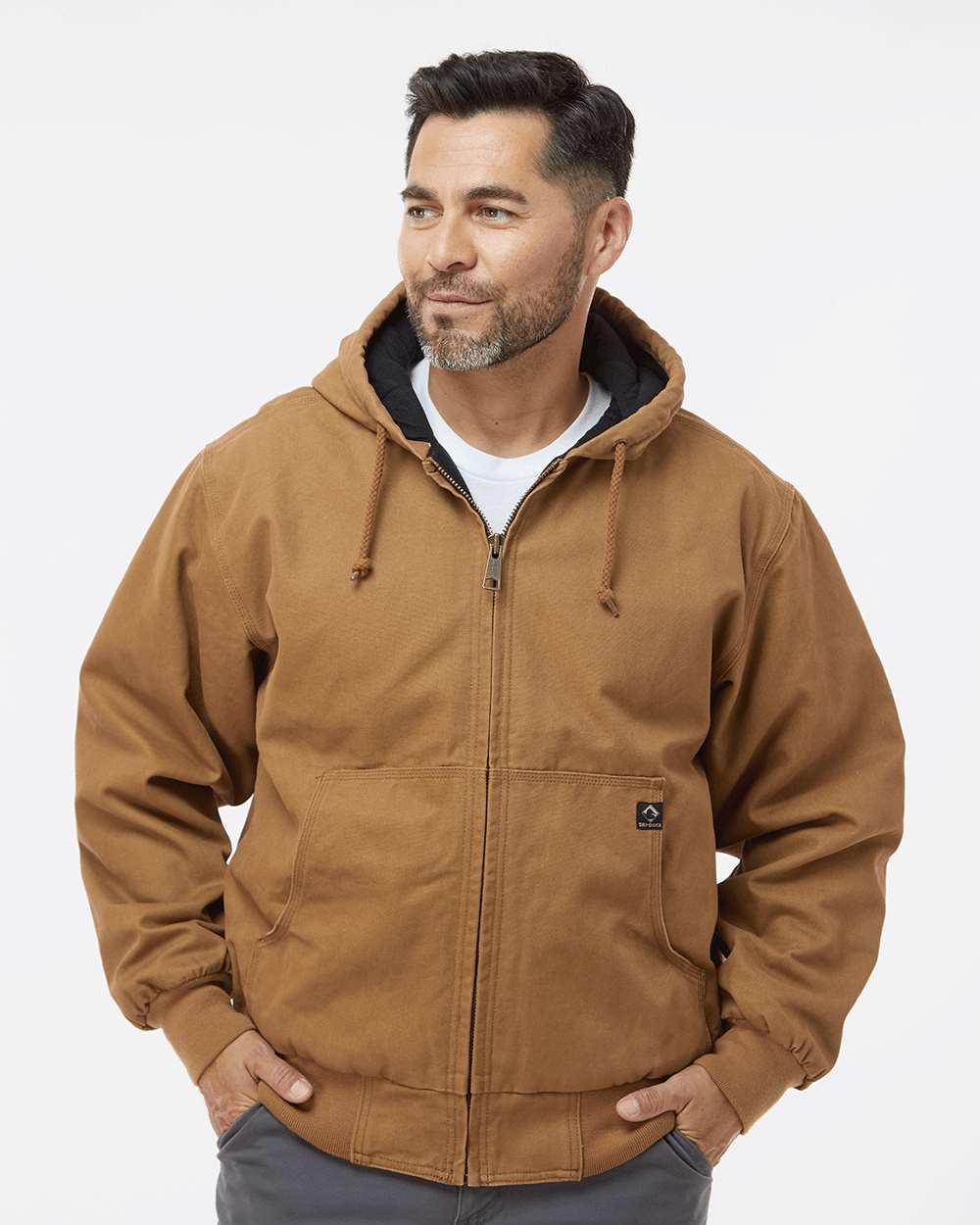 DRI DUCK - Veste à capuche en tissu Cheyenne Boulder Cloth™ avec doublure matelassée en tricot - 5020 - IMPRIMÉ