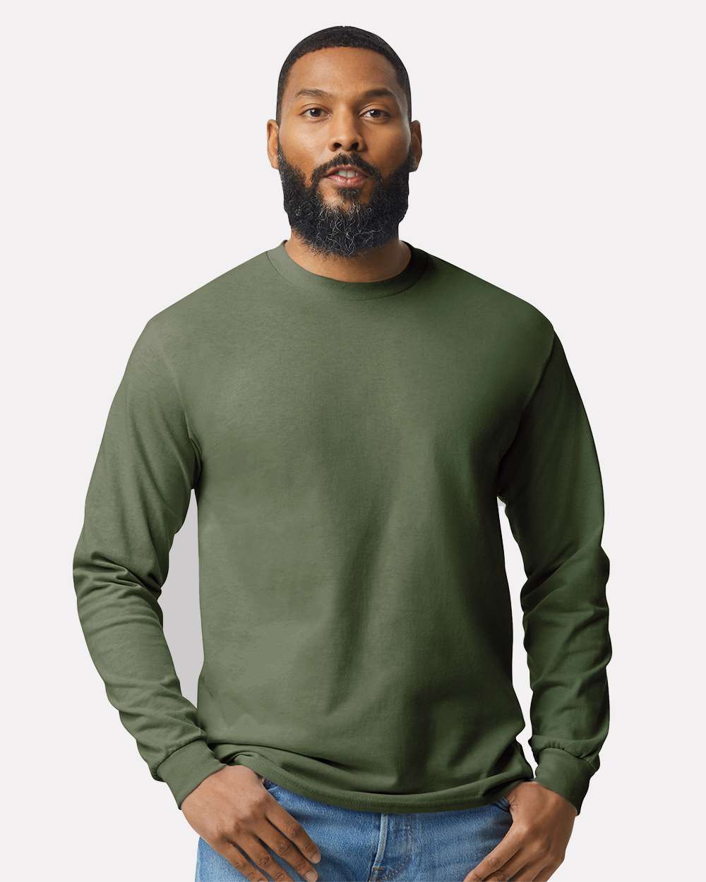 Unisex Heavy Cotton™ Long Sleeve T-Shirt - 5400 - PRINTED