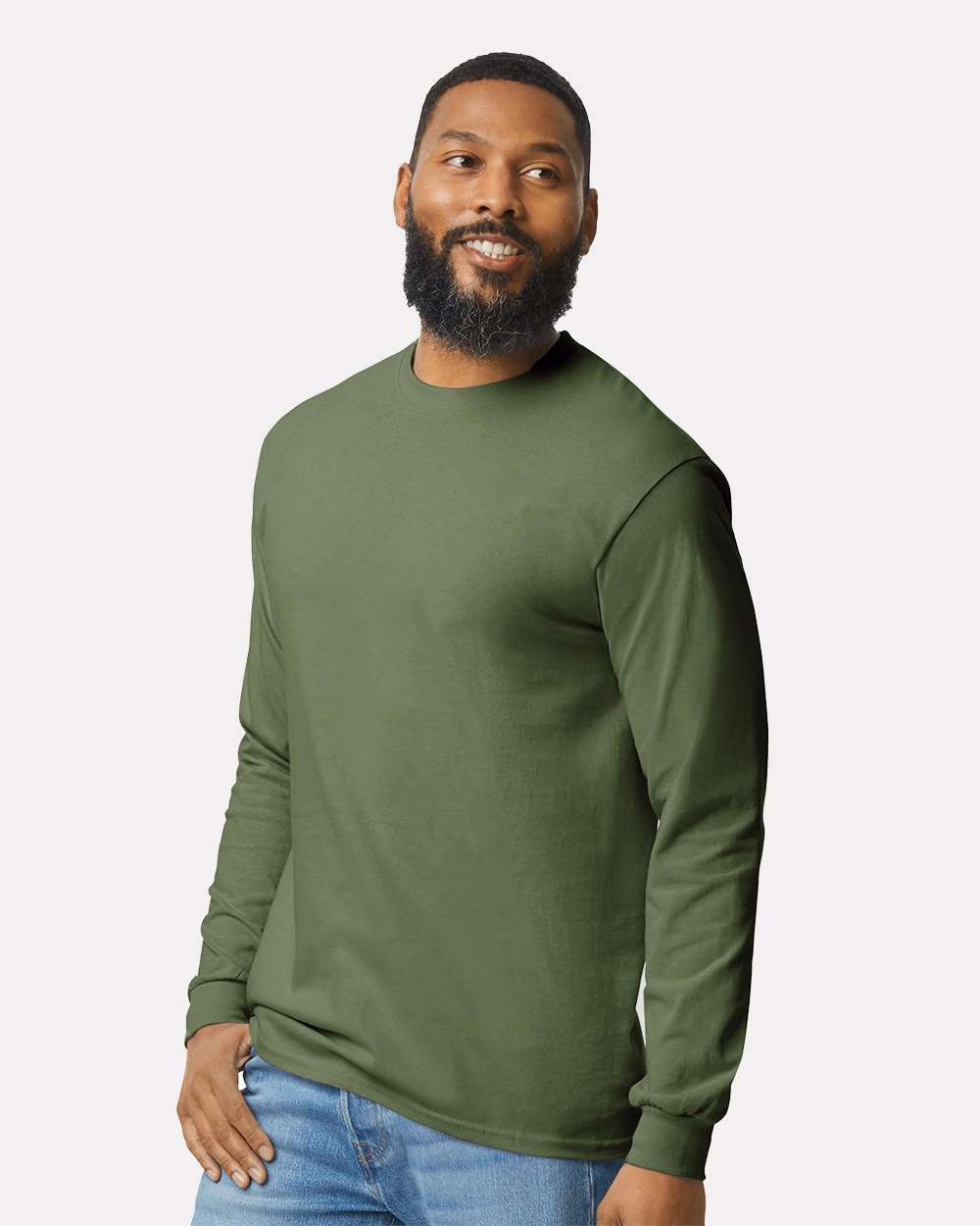 Unisex Heavy Cotton™ Long Sleeve T-Shirt - 5400 - PRINTED