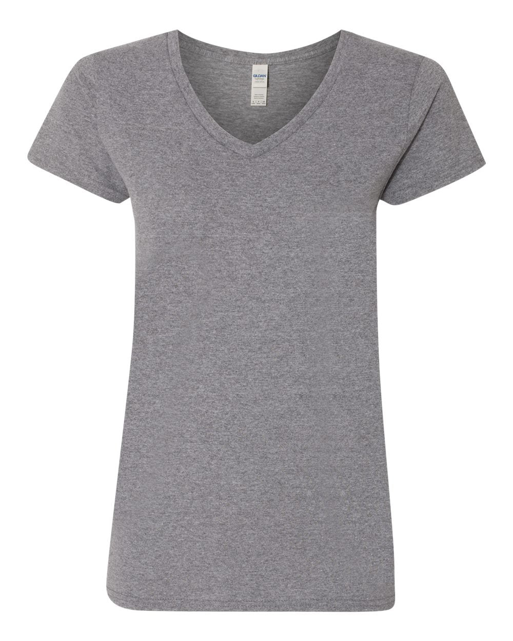Women's Heavy Cotton™ V-Neck T-Shirt - 5V00L - PRINTED