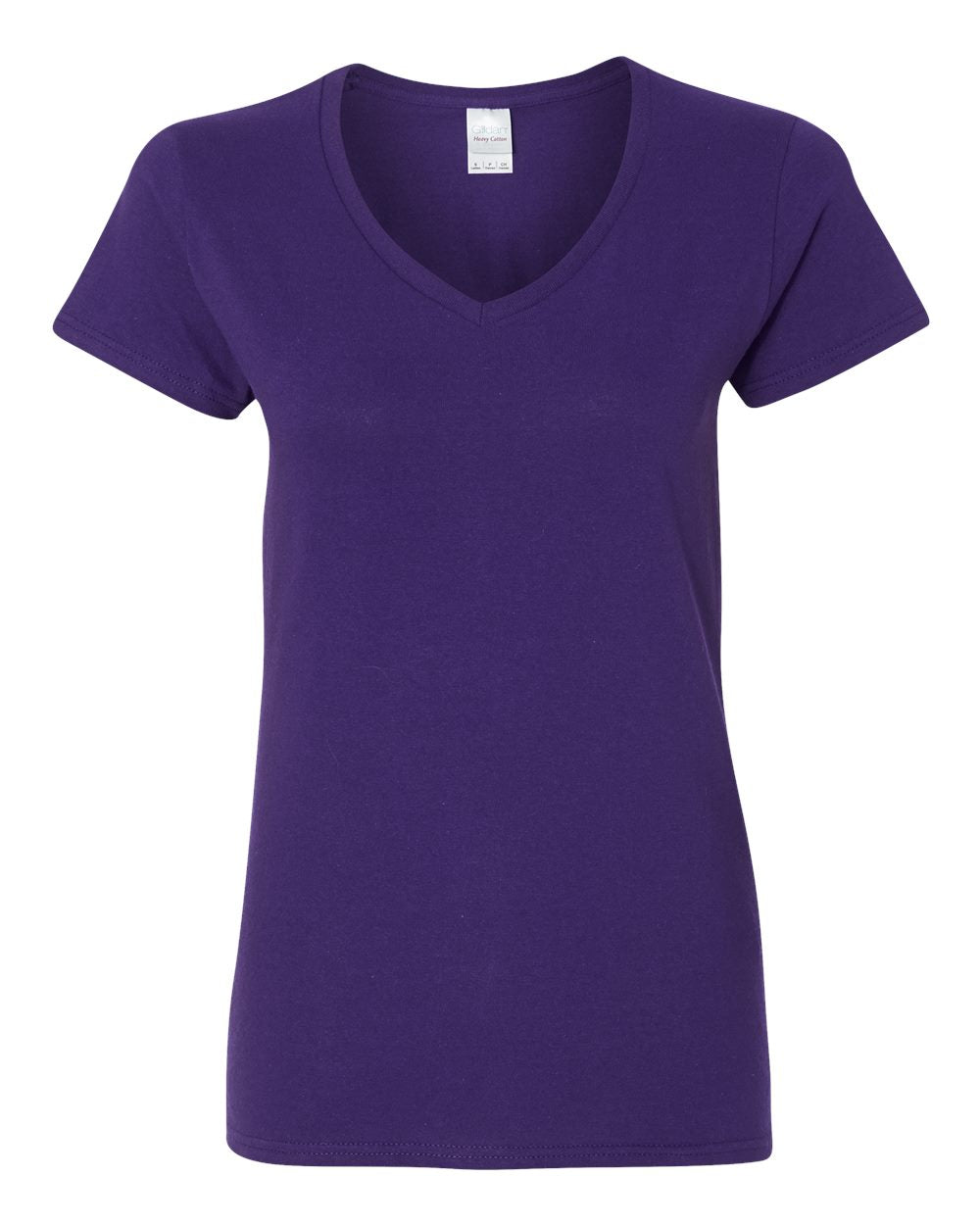 Women's Heavy Cotton™ V-Neck T-Shirt - 5V00L - PRINTED