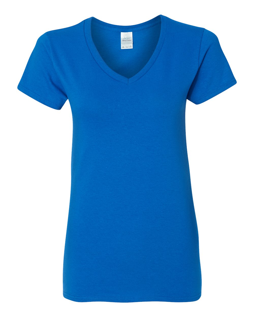 Women's Heavy Cotton™ V-Neck T-Shirt - 5V00L - PRINTED