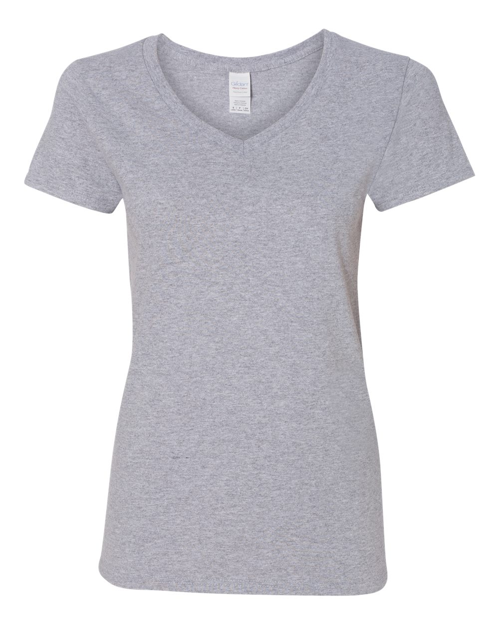Gildan - Heavy Cotton™ Women’s V-Neck T-Shirt - 5V00L - EMBROIDERY