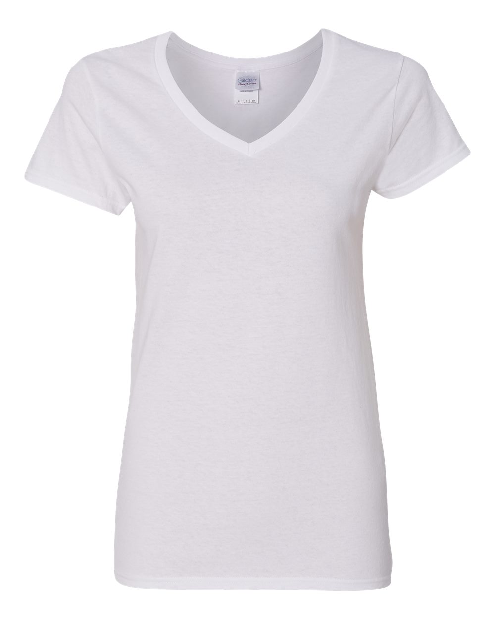 Gildan - Heavy Cotton™ Women’s V-Neck T-Shirt - 5V00L - EMBROIDERY