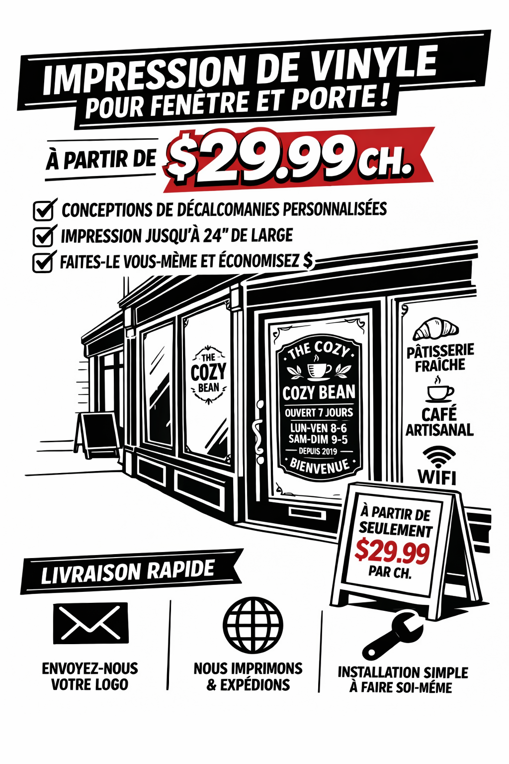 Business Window Stickers & Decals – Weatherproof Vinyl Graphics