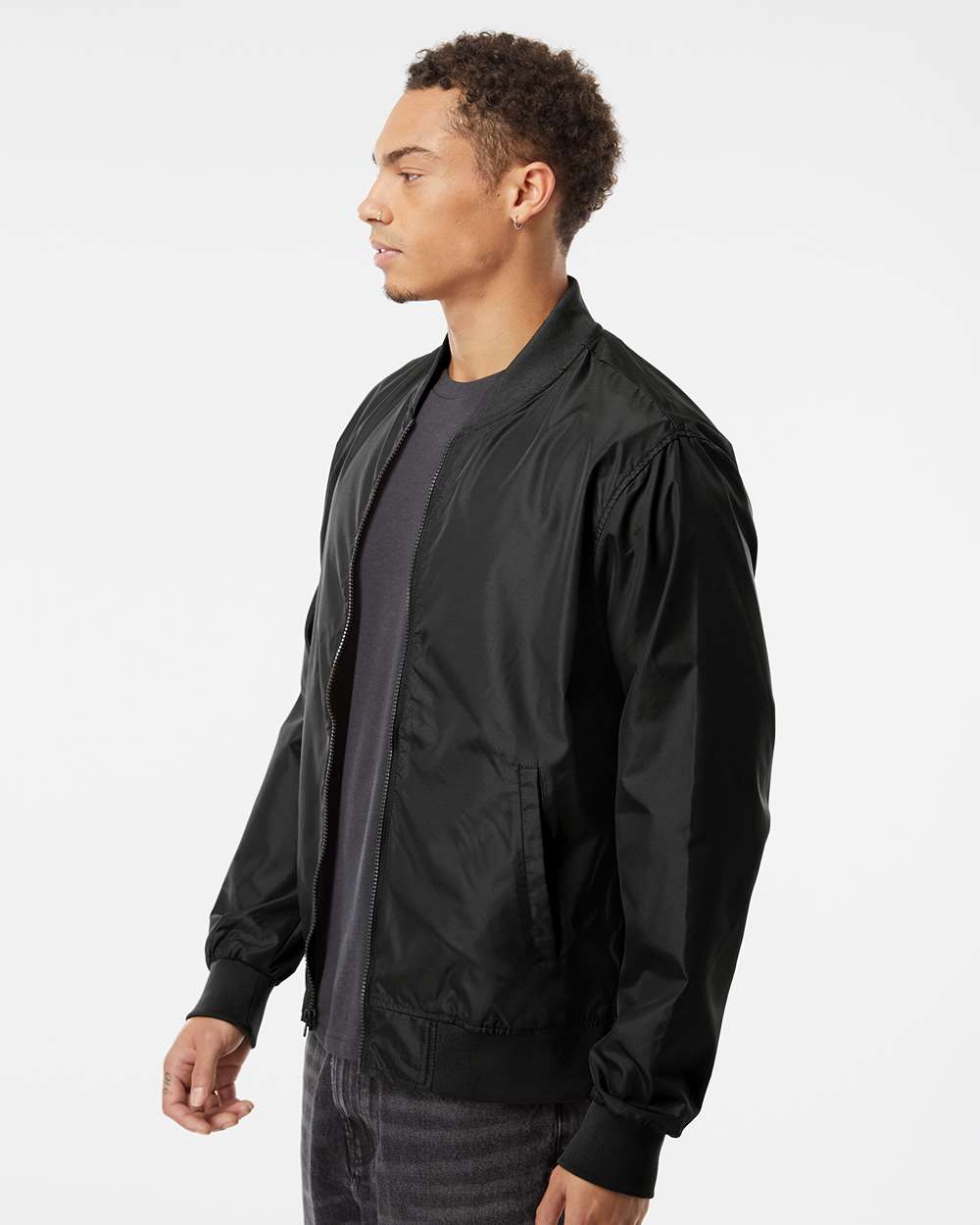 Independent Trading Co. - Lightweight Bomber Jacket - EXP52BMR - EMBROIDERY