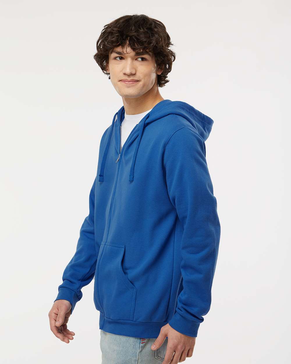 M&O - Unisex Zipper Fleece Hoodie - 3331 - EMBROIDERY