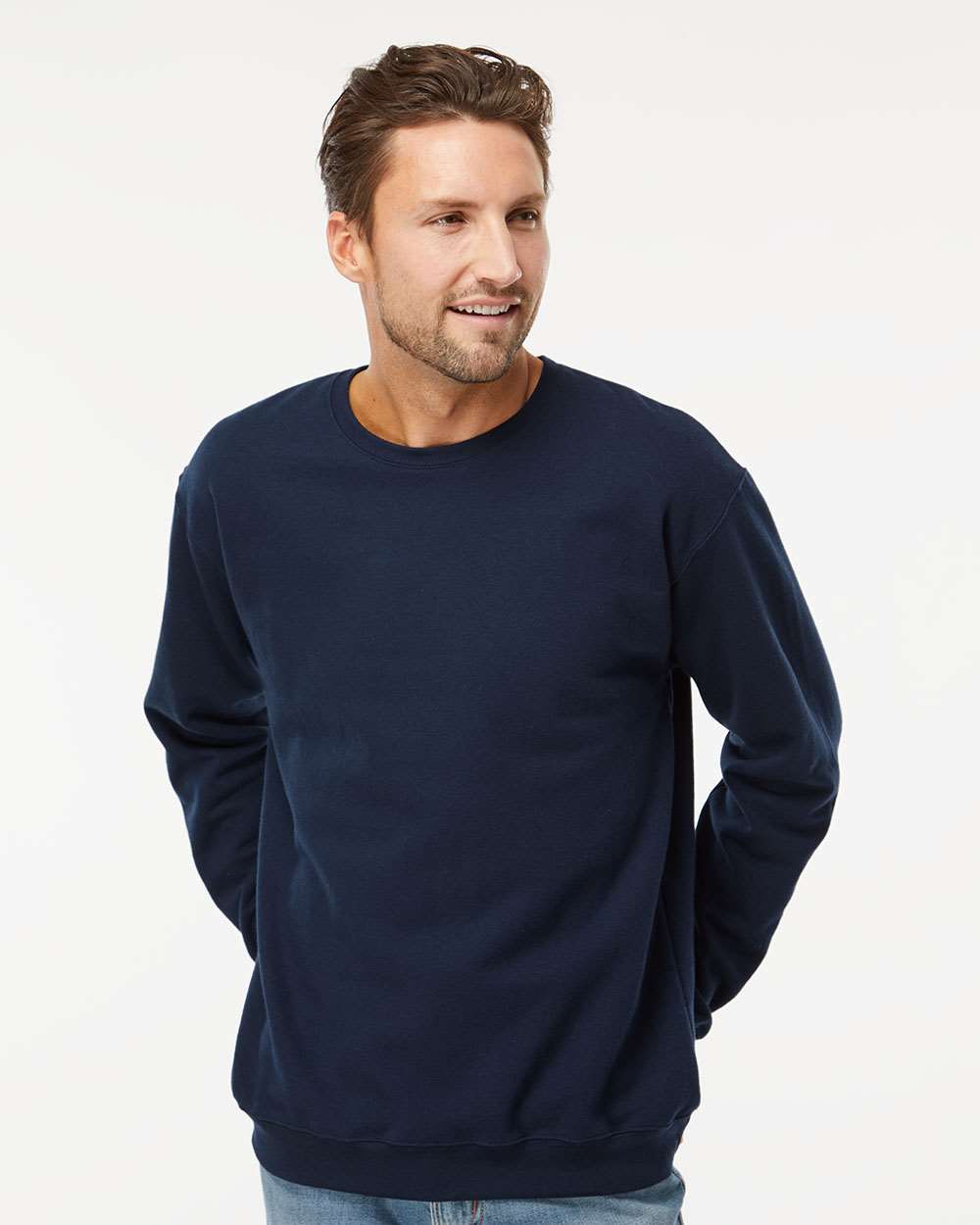 M&O - Unisex Crewneck Fleece - 3340 - EMBROIDERY