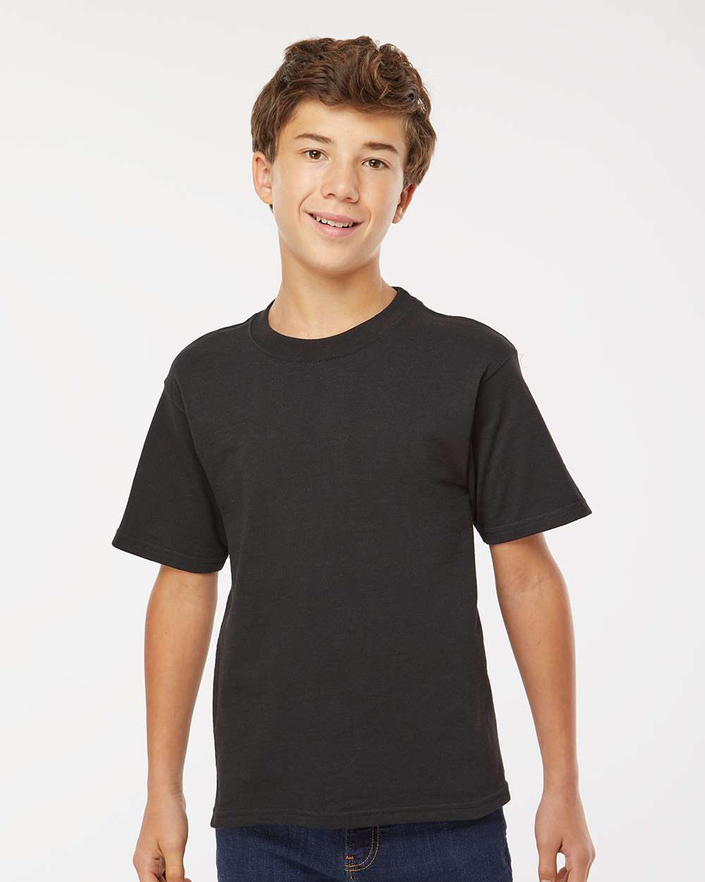 M&O - Youth Gold Soft Touch T-Shirt - 4850 - PRINTED