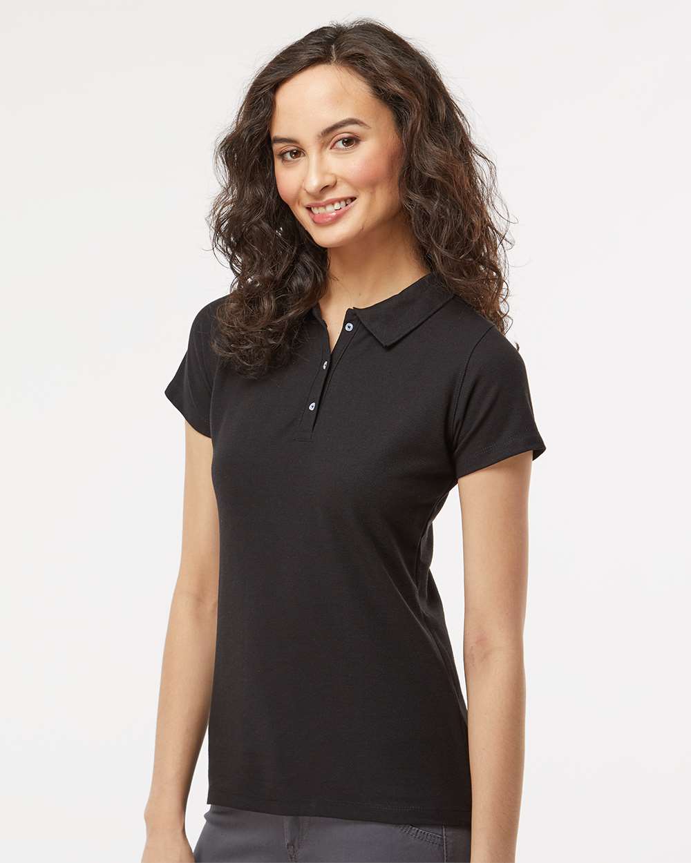 M&O Women's Soft Touch Polo - 7007