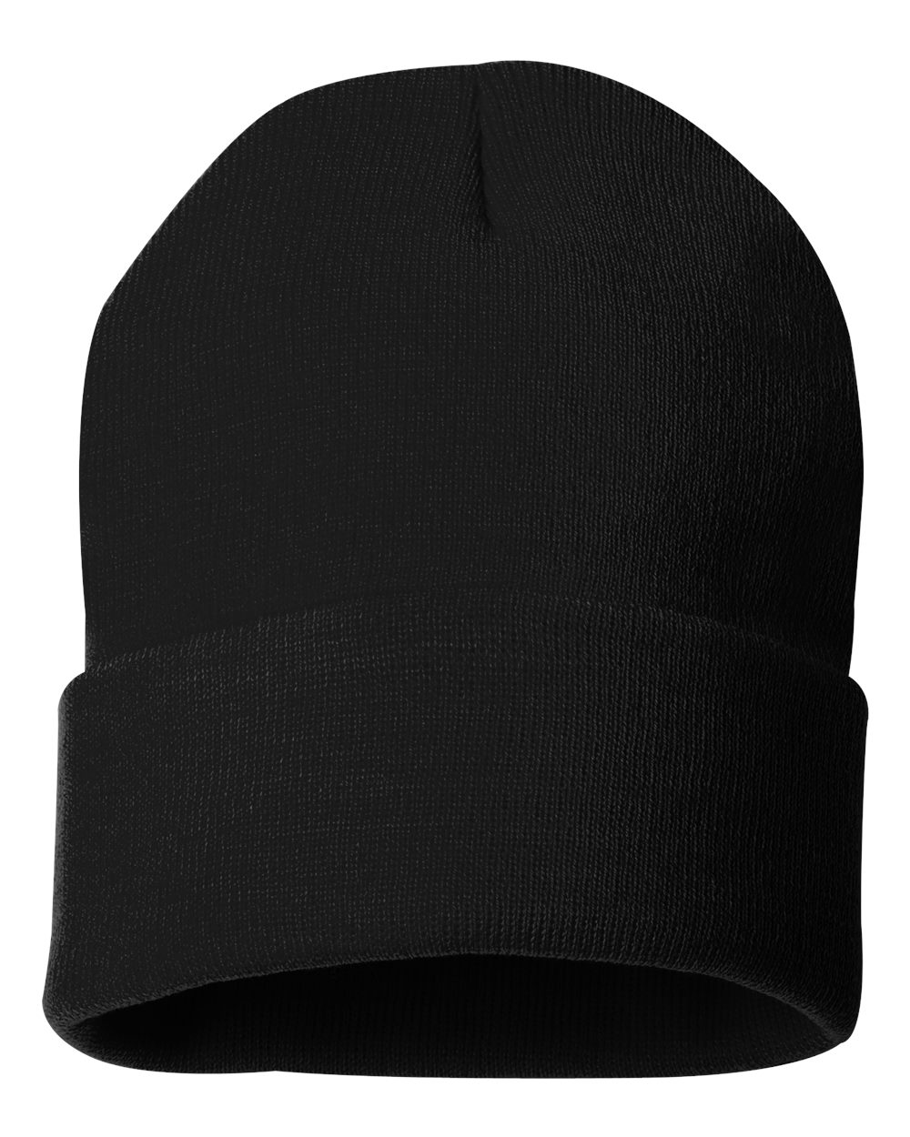 Sportsman - 12" Solid Cuffed Beanie - SP12 - EMBROIDERY