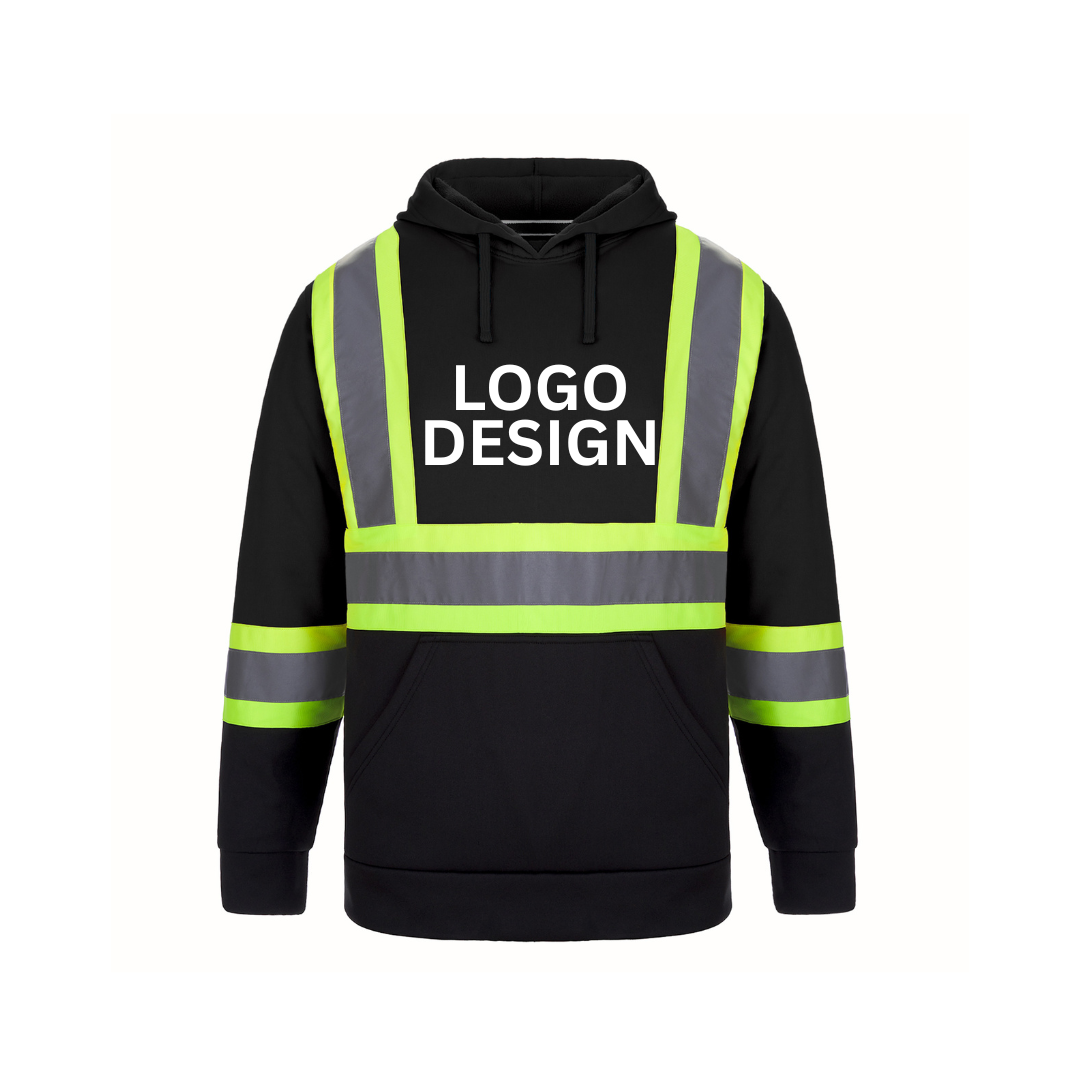 L01375 - Long Haul - Adult Hi-Vis Pullover Hooded Sweatshirt