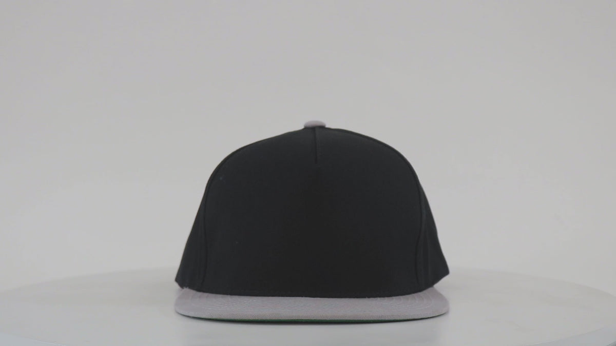 YP Classics - Five-Panel Cotton Twill Snapback Cap - 6007 - EMBROIDERED