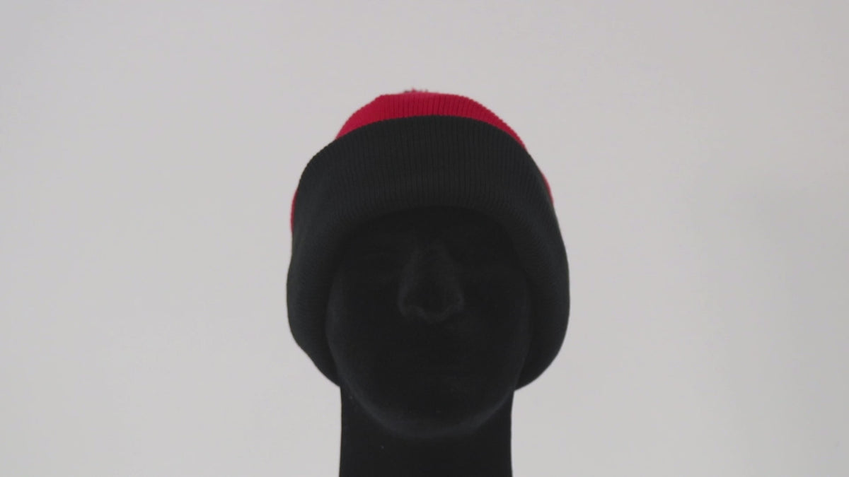 Sportsman - 12" Pom-Pom Cuffed Beanie - SP15 - EMBROIDERY