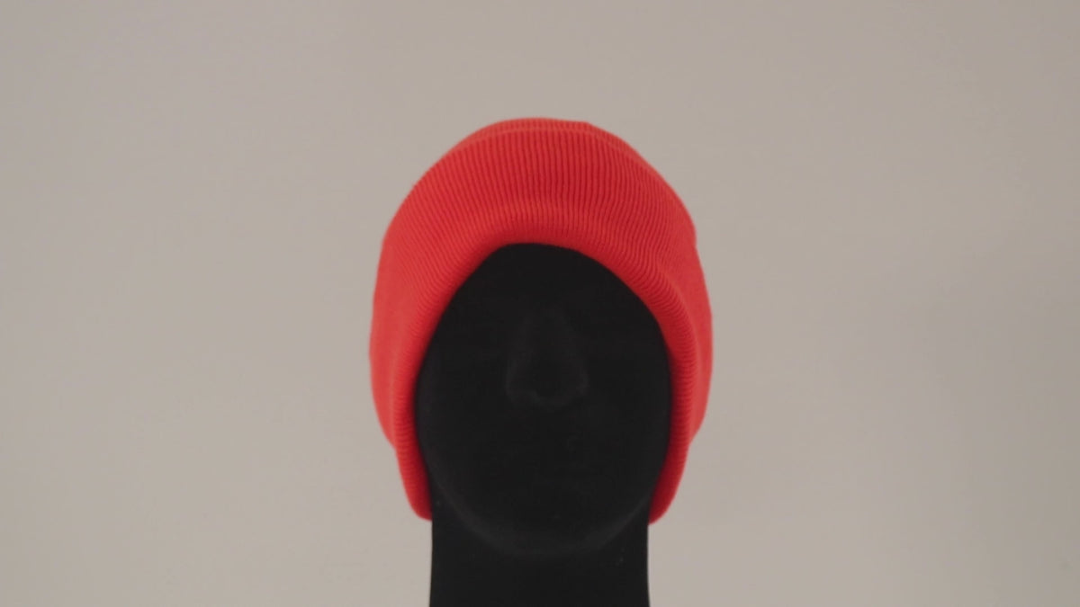 Sportsman - 12" Solid Cuffed Beanie - SP12 - EMBROIDERY